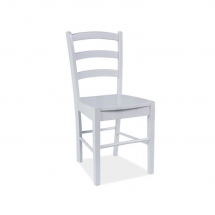 Židle jídelní dřevěná bílá CD-38