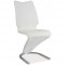 Židle jídelní H050 chrom/bílá